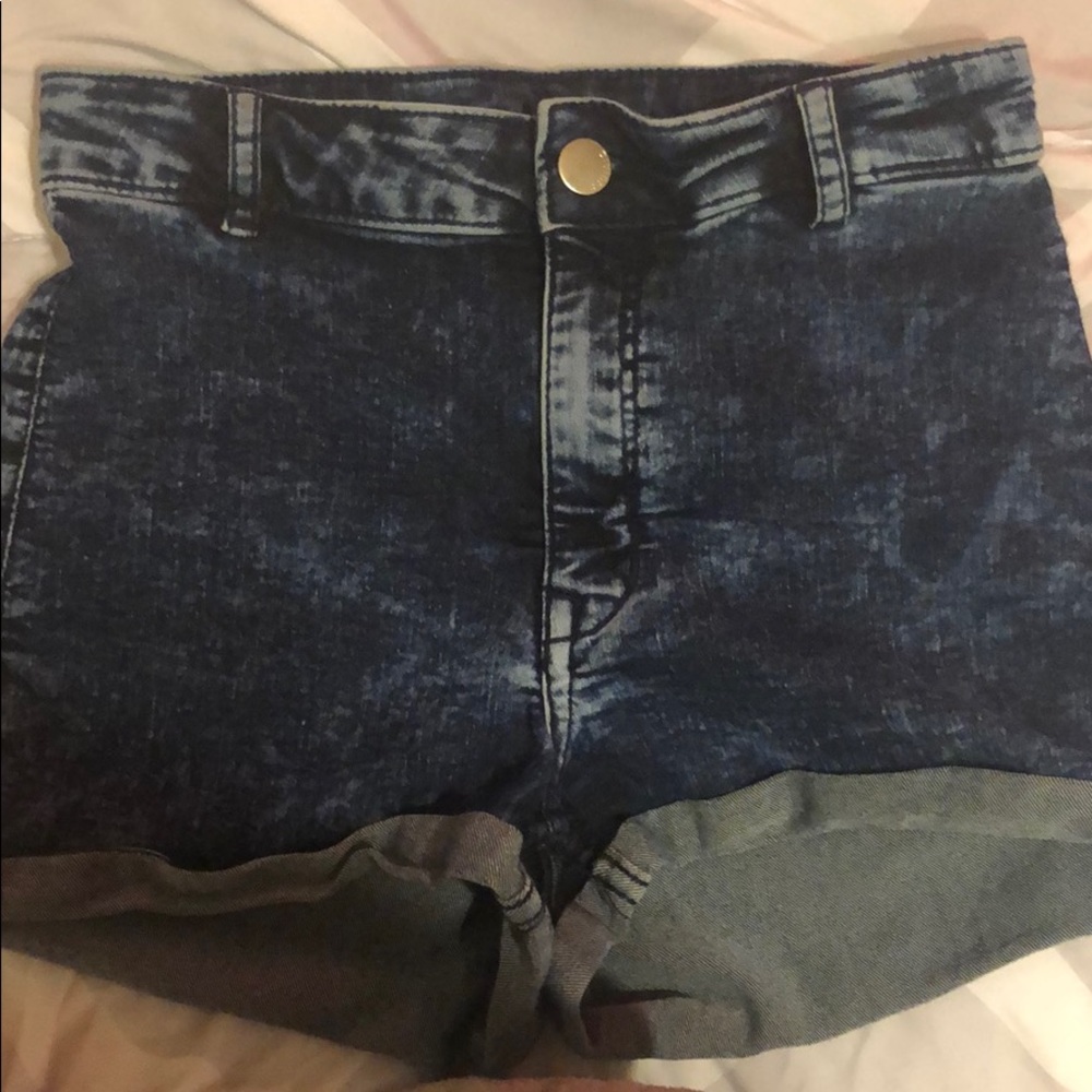 Dark Denim Shorts